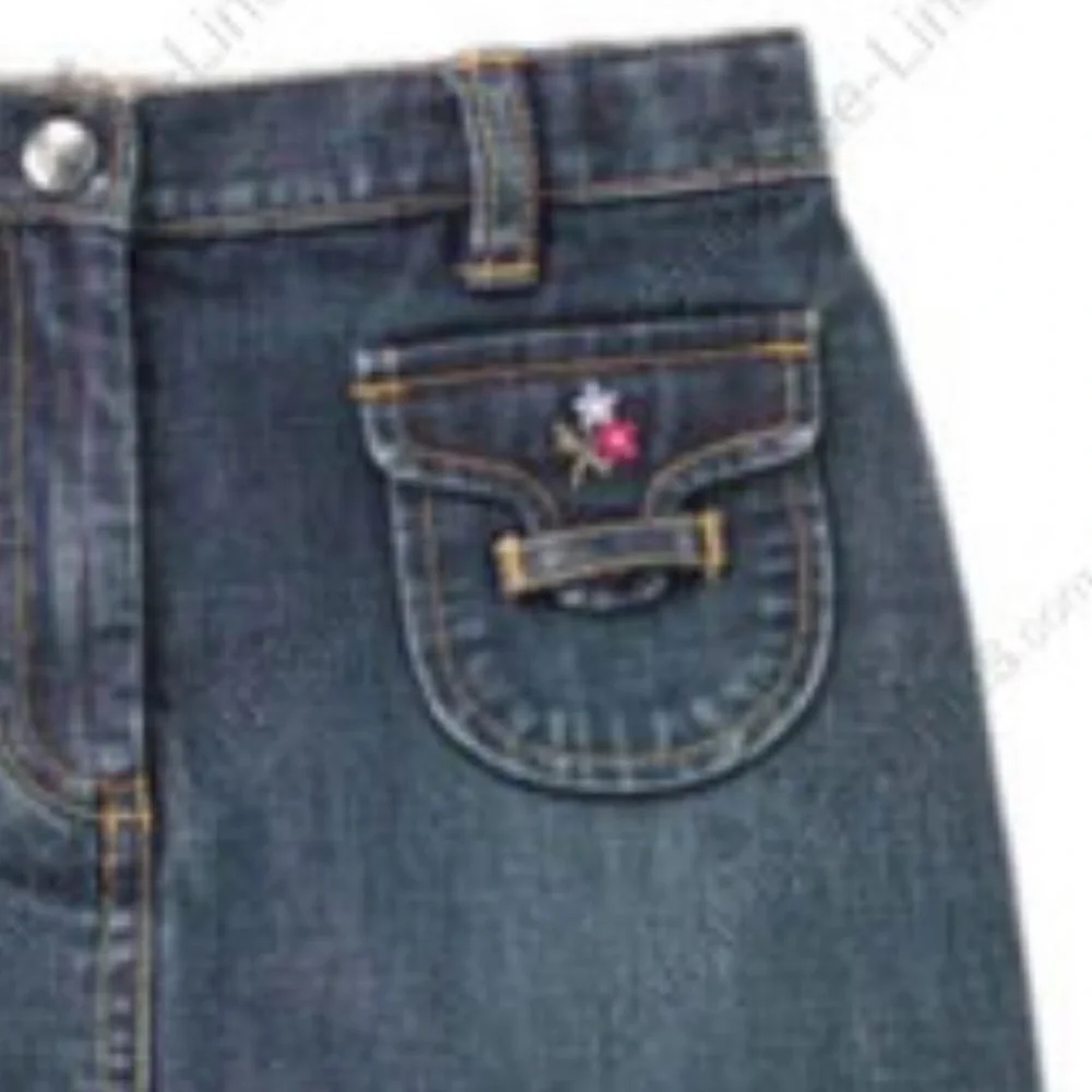 Gymboree Chelsea Girl Denim Embroidered Skort Size 5